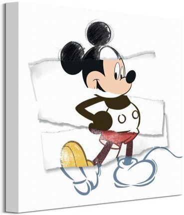 Pyramid Posters Mickey Mouse Torn Obraz Na Płótnie (Wdc101115)