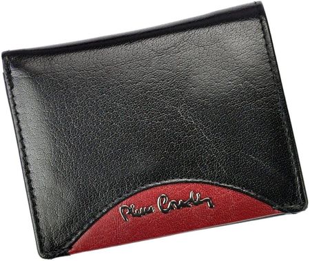 Portfel Pierre Cardin TILAK29 1810 RFID - czarny + czerwony \ skóra naturalna