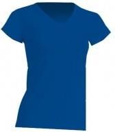 Koszulka damska (t-shirt) z krótkim rękawem - REGULAR LADY COMFORT V-NECK - kolor ciemnoniebieski (ROYAL BLUE)