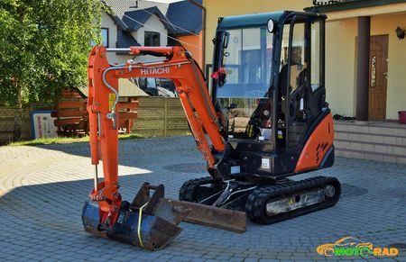 kacher Minibagger Hitachi ZX 18 -3 CLR Kabine nur 1285 Bh SW MS01
