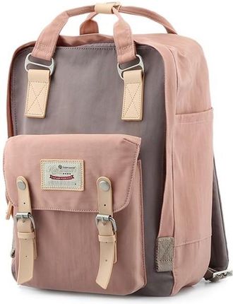 Himawari Plecak Hm188 13,3" 14,1" Vintage 32 Różowo-Brązowy