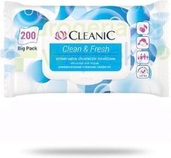 Cleanic Clean&Fresh uniwersalne chusteczki nawilżane 200szt - Chusteczki nawilżane