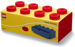 LEGO Desk Drawer 8 Red 40211730 - Skrzynie i pojemniki na zabawki