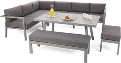 Zdjęcie Home & Garden Zestaw Narożny Galapagos Light Grey/Grey - Rzeszów