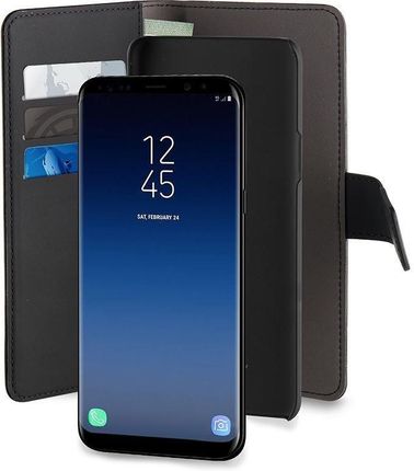 PURO Wallet Detachable - Etui 2w1 Samsung Galaxy S9+ (czarny) (13905)