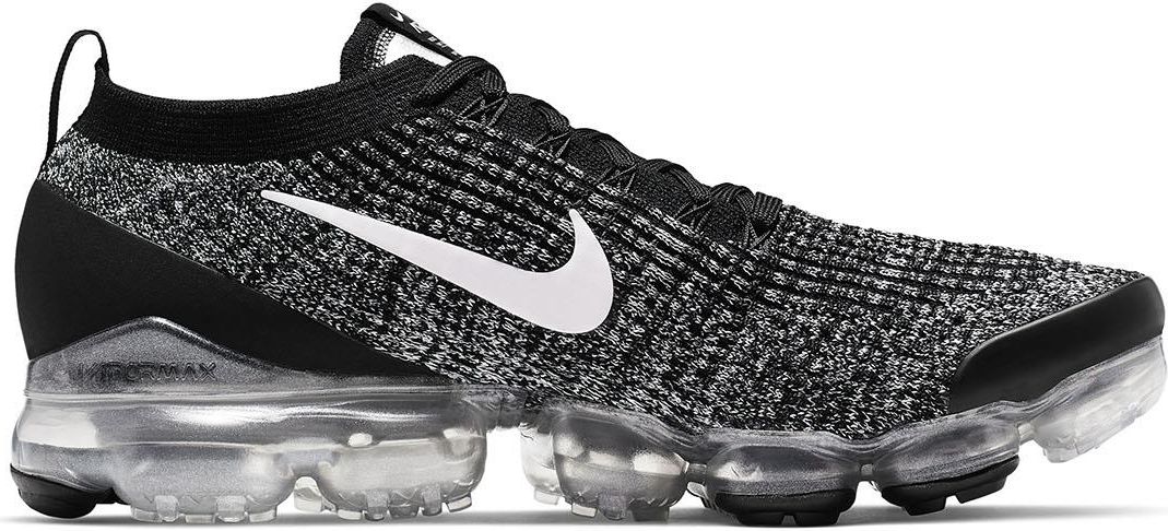 2019 Mens Nike Air VaporMax Flyknit 3.0 Black Grey Running