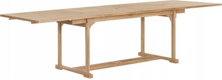 Rozkładany stół do ogrodu, drewno tekowe, (180-280