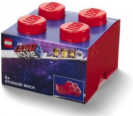 LEGO Movie 2 Storage Brick 4 Bright Red 40031761