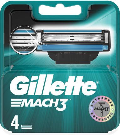 Gillette Mach3 Ostrza Wymienne Do Maszynki 4Szt