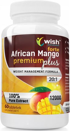 WISH, African Mango Forte Premium Plus 6000mg, 60 tabletek