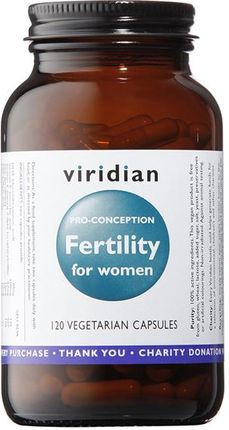VIRIDIAN, Fertility for woman, płodność dla kobiert, 120 kapsułek