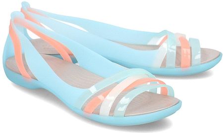 Crocs Isabella Huarache Sandały Damskie 204912 ICE BLUE