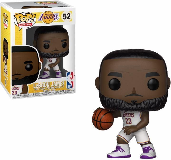 Funko NBA Pop! Sports Lebron James White Uniform Lakers 9cm