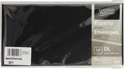 Zdjęcie Koperty ozdobne DL czarne Pearl 150g/m2 (10) - Nisko