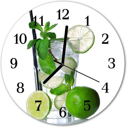 Tulup Zegar Ścienny Okrągły Limonka Mięta (Plzso30Nn15950711)