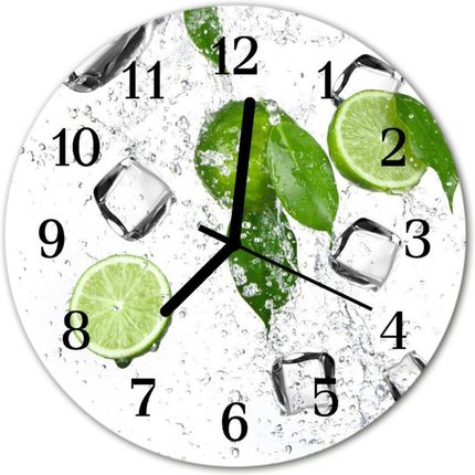 Tulup Zegar Ścienny Okrągły Limonka (Plzso30Nn106488413)
