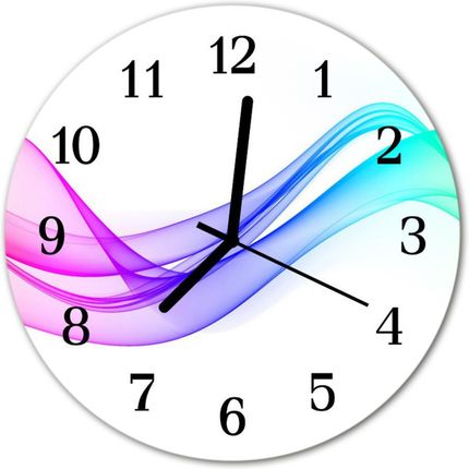 Tulup Zegar Ścienny Okrągły Abstrakcyjne Linie (Plzso30Nn43102623)