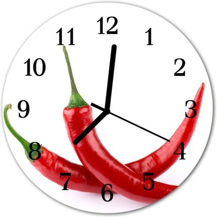 Tulup Zegar Ścienny Okrągły Chilli (Plzso30Nn178472171)