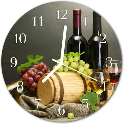 Tulup Zegar Ścienny Okrągły Winogrona Do Wina (Plzso30Nn42286849)
