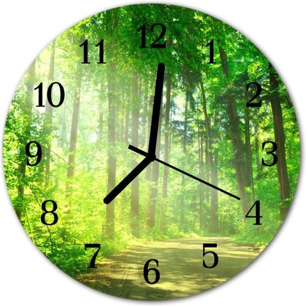 Tulup Zegar Szklany Okrągły Natura Las (Plzso30Nn55128524)