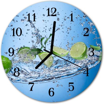 Tulup Zegar Szklany Okrągły Limonka (Plzso30Nn63006812)
