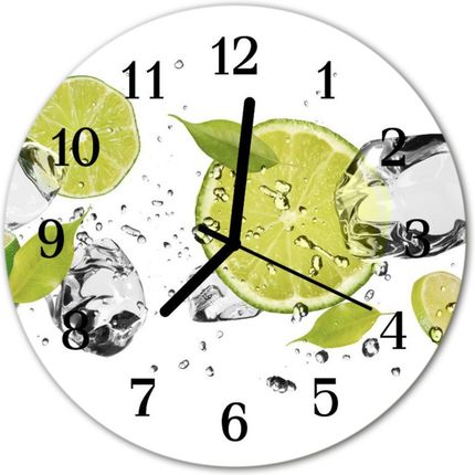 Tulup Zegar Ścienny Okrągły Limonka (Plzso30Nn139153370)