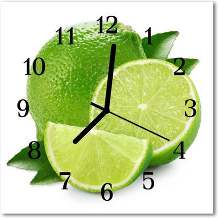 Tulup Zegar Szklany Kwadratowy Limonka (Plzsk30X30Nn53684896)
