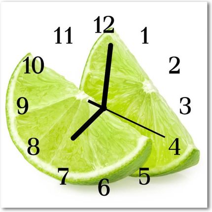 Tulup Zegar Szklany Kwadratowy Limonka (Plzsk30X30Nn76308131)