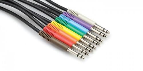 Adam Hall Cables K3 BVV 0060 SET Patchkabel Set aus 6 Kabeln 6,3 mm Klinke - günstig bei LTT