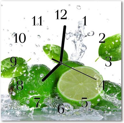 Tulup Zegar Szklany Kwadratowy Limonka (Plzsk30X30Nn50609315)