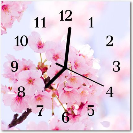 Tulup Zegar Ścienny Kwadrat Kwiaty (Plzsk30X30Nn40548431)