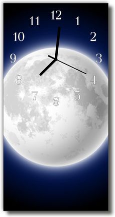 Tulup Zegar Szklany Pionowy Wszechświat Księżyc Kosmos Kolorowy (Plzsv30X60Nn60275376)