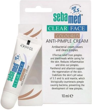 Sebamed Anti Pimple Cream Koloryzujący Krem Przeciw Wypryskom 10Ml