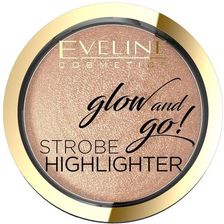 Zdjęcie Eveline Rozświetlacz Glow And Go! Strobe Highlighter 02 Gentle Gold 8,5G - Pińczów