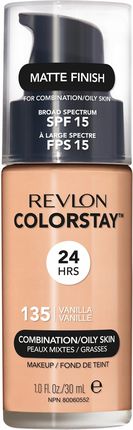 Revlon Colorstay 24H Podkład Kryjąco-Matujący Cera Mieszana I Tłusta 135 Vanilla 30 ml