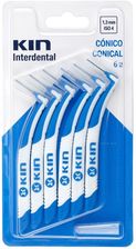 KIN Interdental szczoteczka do czyszczenia przestrzeni międzyzębowych stożkowa 1,3mm 6szt