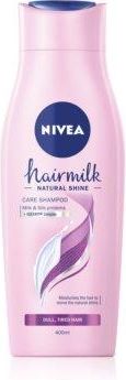 Nivea Hairmilk Natural Shine szampon pielęgnujący do włosów osłabionych bez połysku 400ml