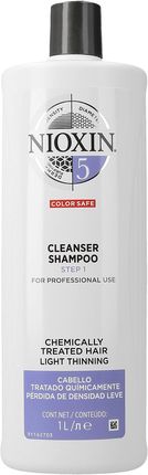 Nioxin System 5 szampon oczyszczający do rzednących włosów farbowanych 1000ml