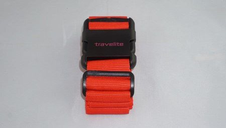 Pas zabezpieczający bagaż TRAVELITE 208 - czerwony