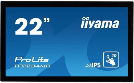 Iiyama Monitor 21.5 Tf2234Mc-B6 Ips,10Pkt.Vga,Hdmi,Dp, Usb