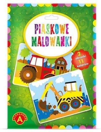 Alexander Piaskowe Malowanki Koparka Traktor 2094