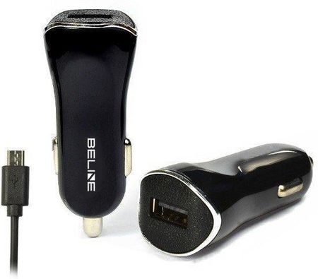 Beline Samochodowa USB + microUSB 1A Czarna (BELI0002)