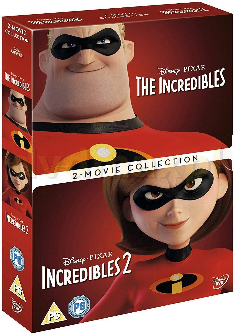 The Incredibles / Incredibles 2 (Iniemamocni 1-2) [2DVD]