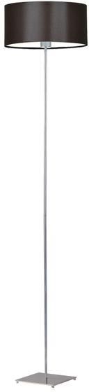 Lampa Lysne Meksyk Abażur Brązowy Stelaż Srebrny (1751136 Lampa Maxlight Napoleon F0026 Opinie i atrakcyjne ceny na