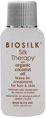 Biosilk Silk Therapy With Organic Coconut Oil Leave In Treatment For Hair&Skin Olejek Do Włosów I Ciała 15 ml