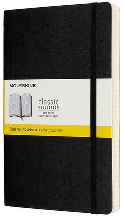 Moleskine, Classic, notes, 13x21 cm, kratka, czarny