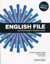 Zdjęcie English File. Język angielski. Pre-Intermediate Student`s Book. Podręcznik dla liceum i technikum. Wydanie 3 - Jeziorany