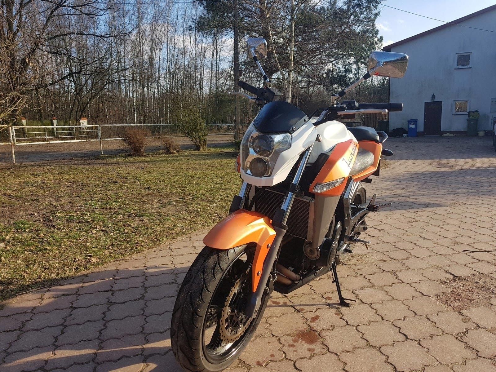 Motocykl JUNAK NK 650 ccm, CZERWONO - CZARNY: Sklep 