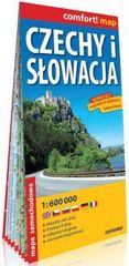 Czechy i Słowacja laminowana mapa samochodowa 1:600 000