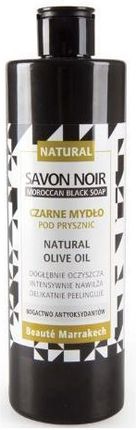 beaute marrakech Czarne Mydło Pod Prysznic Naturalna Oliwa Beaute Marrakech Shower Black Soap Olive Oil 400ml